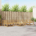 Outdoor-Sofagarnitur 8 pcs Weiß