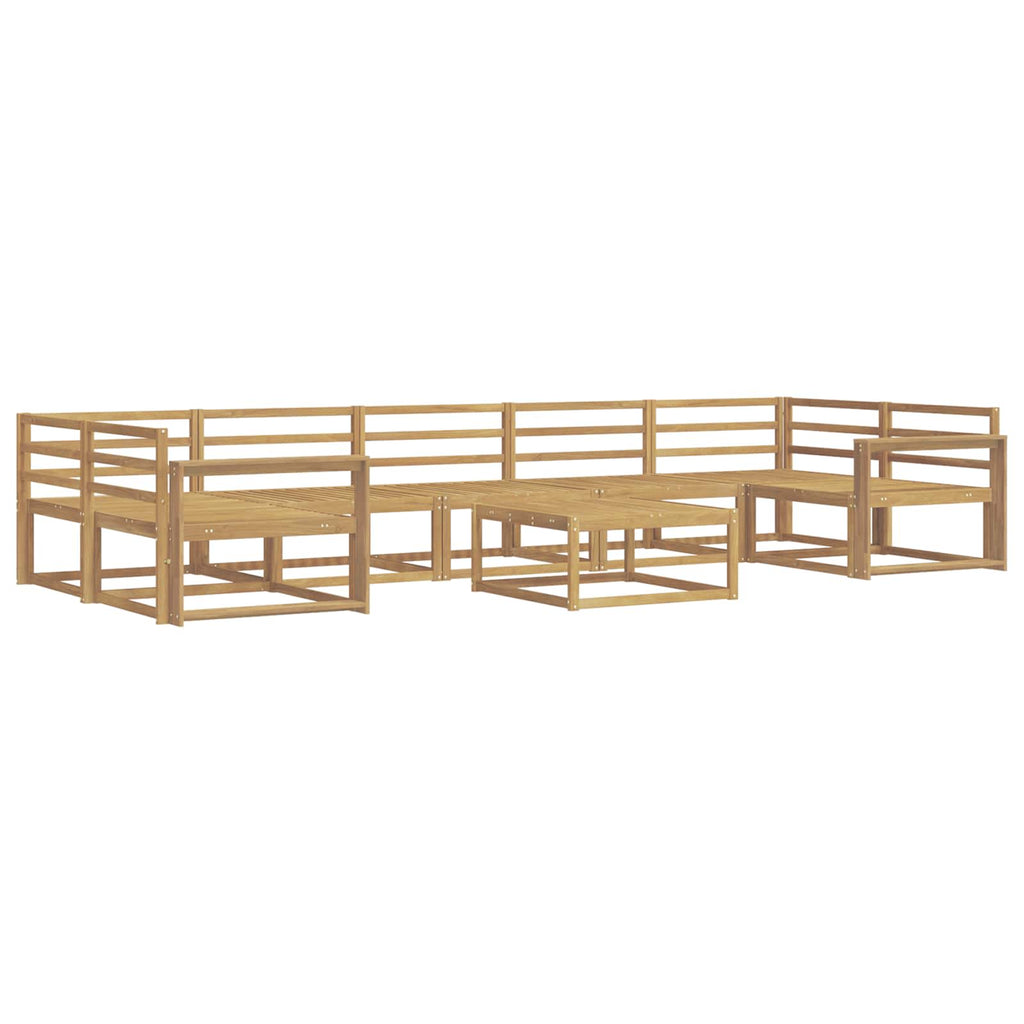 Outdoor-Sofagarnitur 8 pcs Weiß