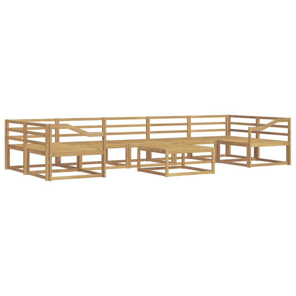 Outdoor-Sofagarnitur 8 pcs Weiß