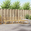 Outdoor-Sofagarnitur 4 pcs Weiß 245,5 x 162,5 x 73 cm