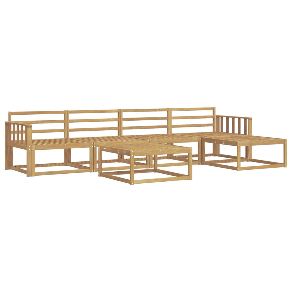 Outdoor-Sofagarnitur 6 pcs Weiß 79 x 79 x 37 cm