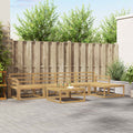 Outdoor-Sofagarnitur 6 pcs Weiß 79 x 79 x 37 cm