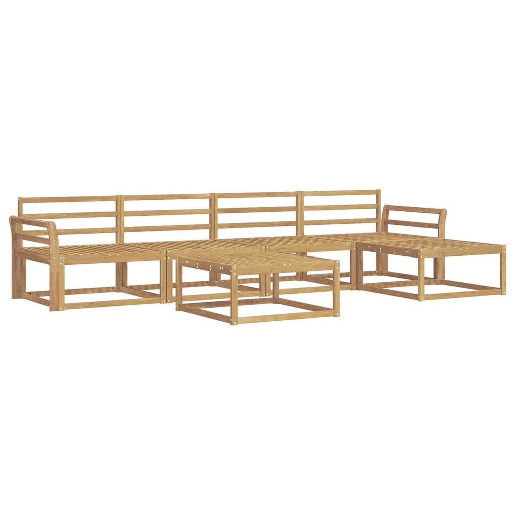 Outdoor-Sofagarnitur 6 pcs Weiß 79 x 79 x 37 cm