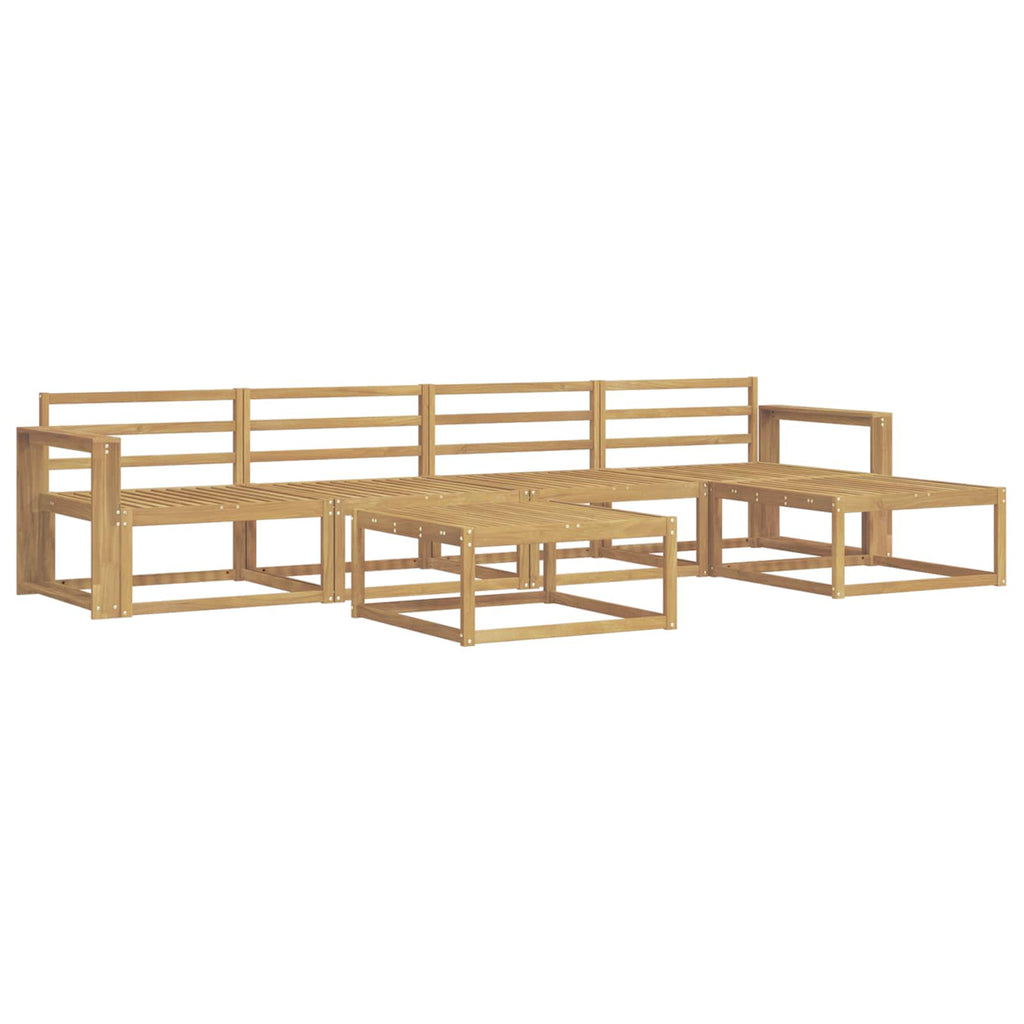 Outdoor-Sofagarnitur 6 pcs Weiß 79 x 79 x 37 cm