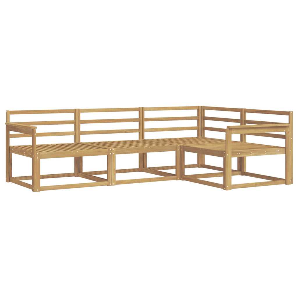 Outdoor-Sofagarnitur 4 pcs Weiß 247,5 x 168,5 x 73 cm