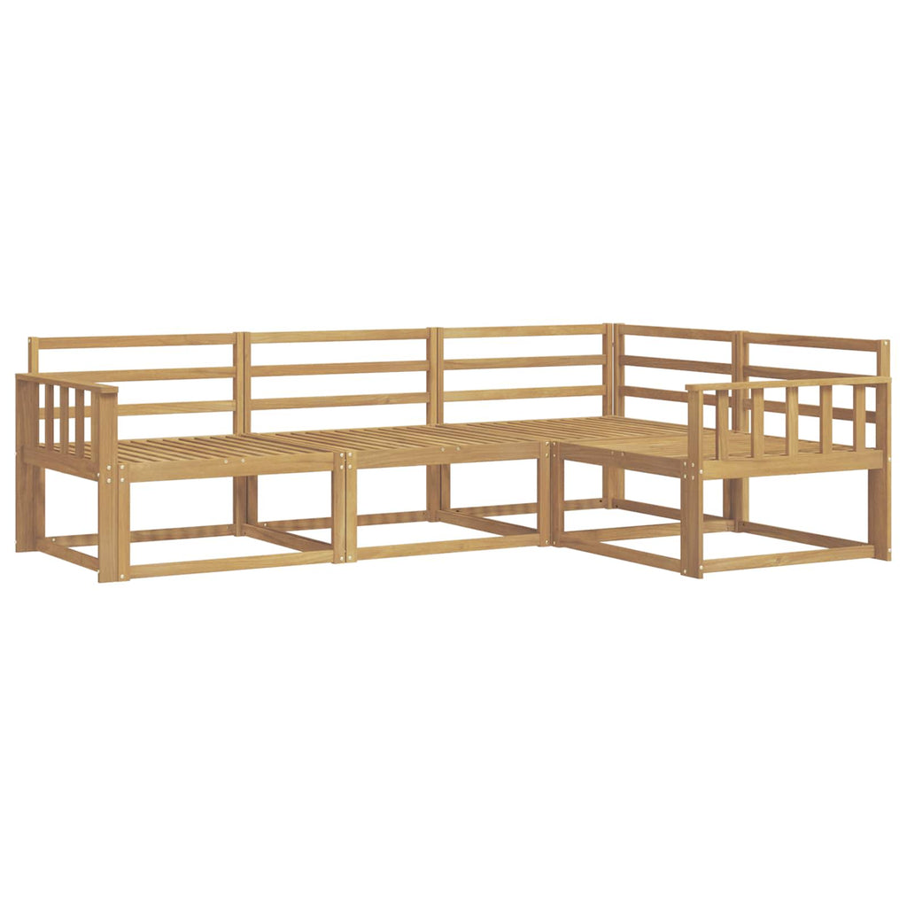 Outdoor-Sofagarnitur 4 pcs Weiß 247,5 x 168,5 x 73 cm