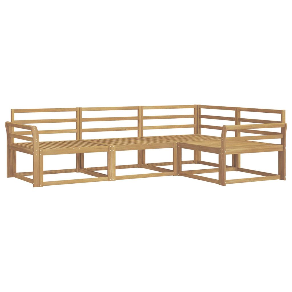 Outdoor-Sofagarnitur 4 pcs Weiß 250 x 170,5 x 73 cm