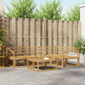 Outdoor-Sofagarnitur 5 pcs Weiß 79 x 79 x 37 cm