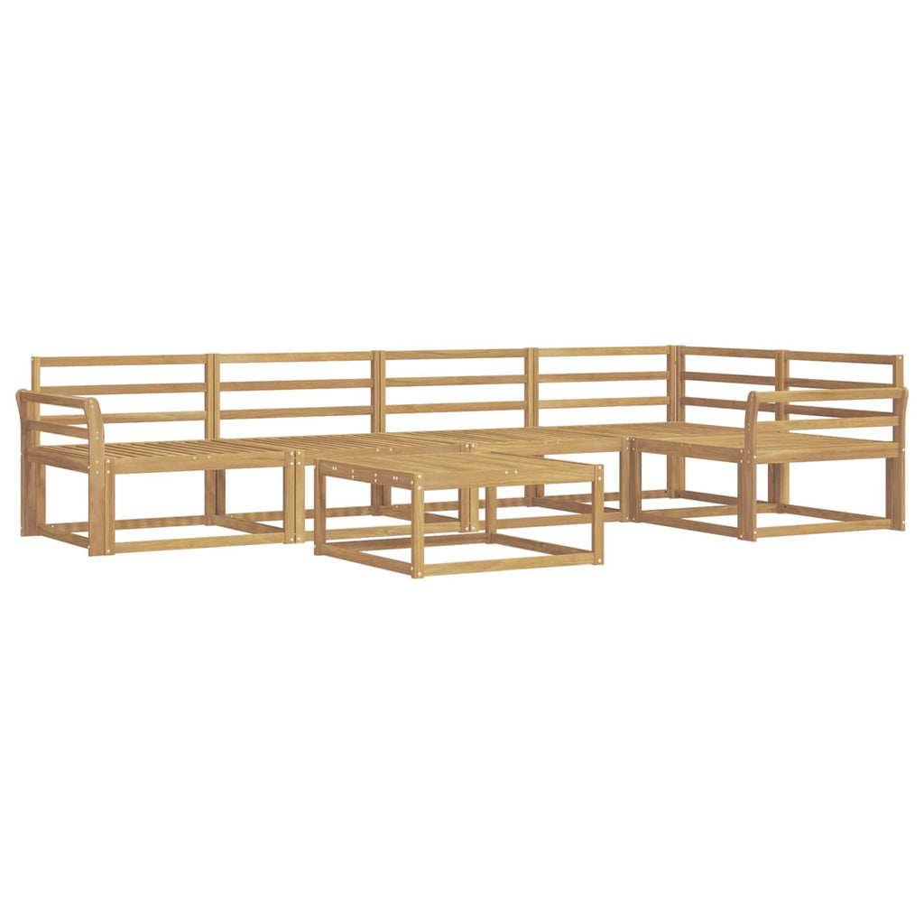 Outdoor-Sofagarnitur 6 pcs Weiß 79 x 79 x 37 cm