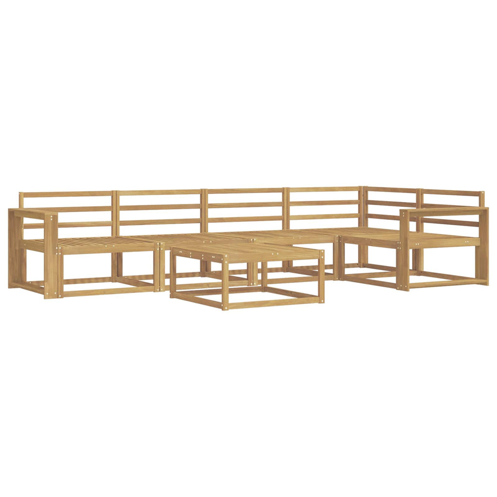 Outdoor-Sofagarnitur 6 pcs Weiß 79 x 79 x 37 cm