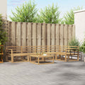 Outdoor-Sofagarnitur 6 pcs Weiß 79 x 79 x 37 cm