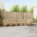 Outdoor-Sofagarnitur mit Kissen 4 pcs Weiß und Beige Polyester