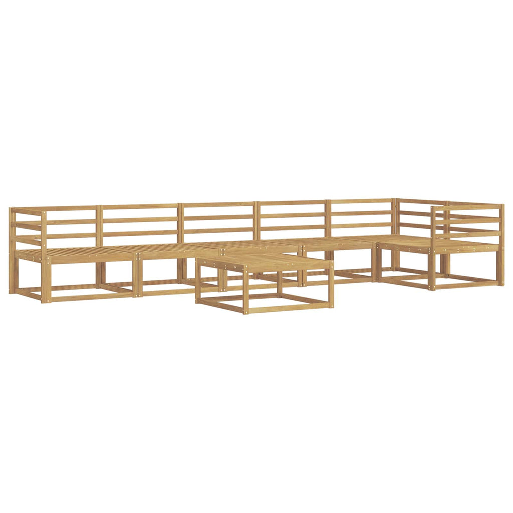 Outdoor-Sofagarnitur 7 pcs Weiß 79 x 79 x 37 cm