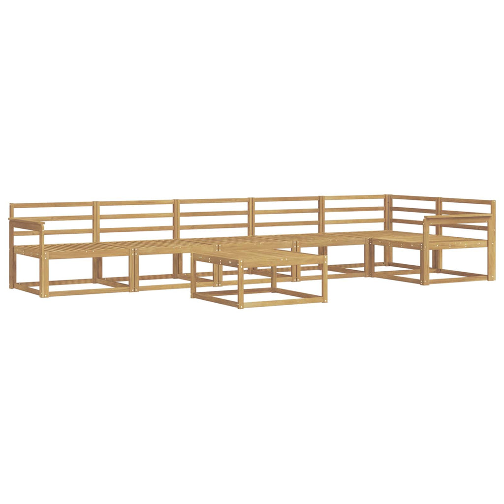 Outdoor-Sofagarnitur 7 pcs Weiß 79 x 79 x 37 cm