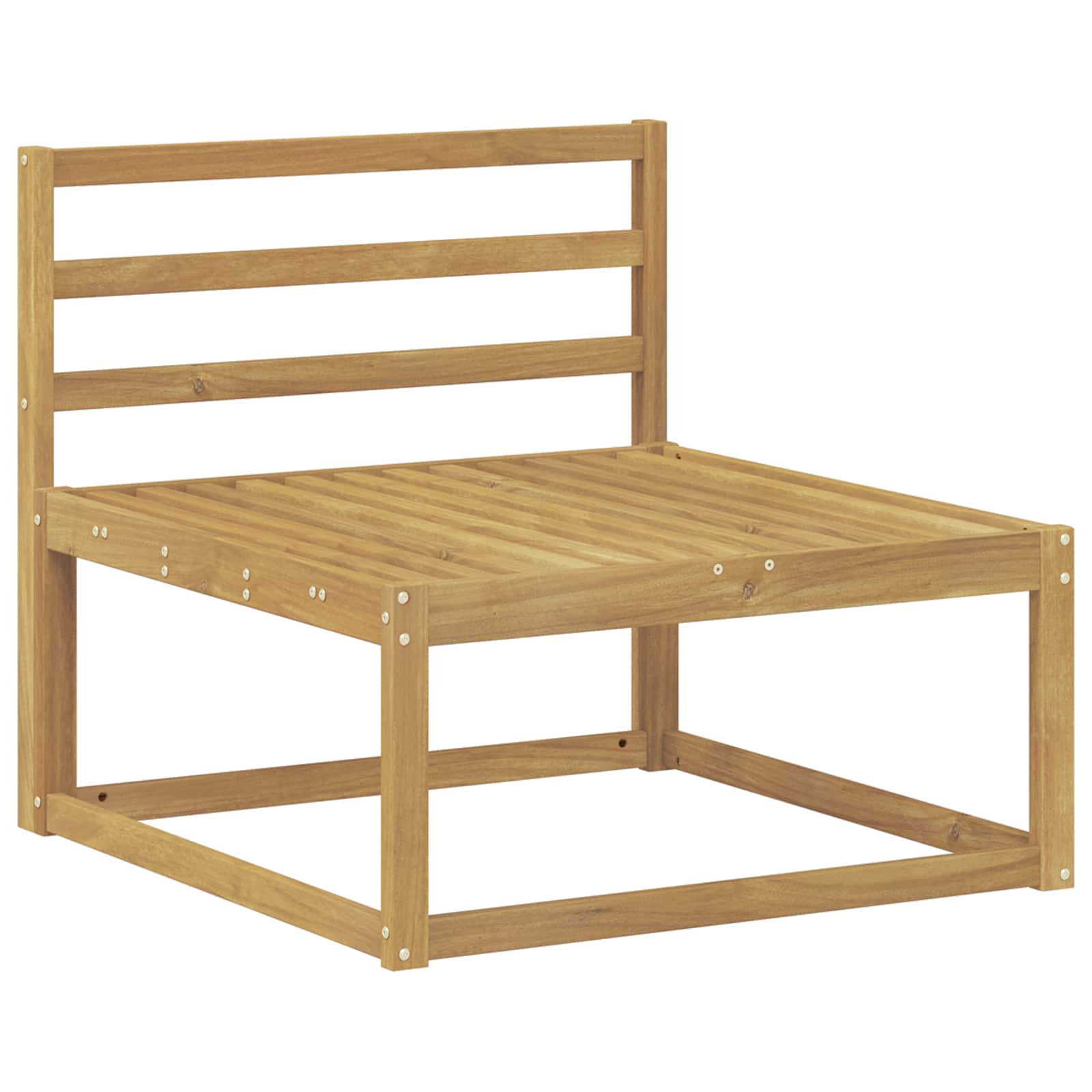 Outdoor-Sofagarnitur 6 pcs Weiß Massivholz Akazie