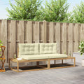 Outdoor-Sofagarnitur Weiß 230,5 x 83 x 73 cm Polyester