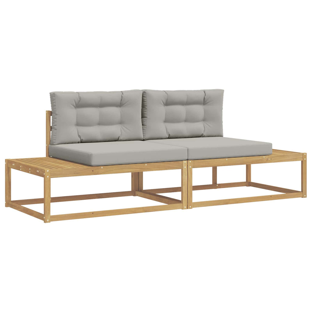 Outdoor-Sofagarnitur Weiß 230,5 x 83 x 73 cm Polyester