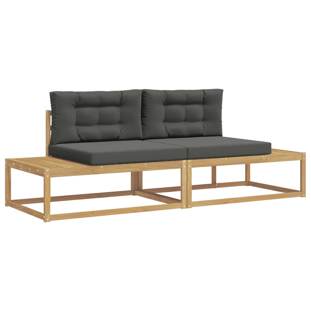 Outdoor-Sofagarnitur Weiß 230,5 x 83 x 73 cm Polyester