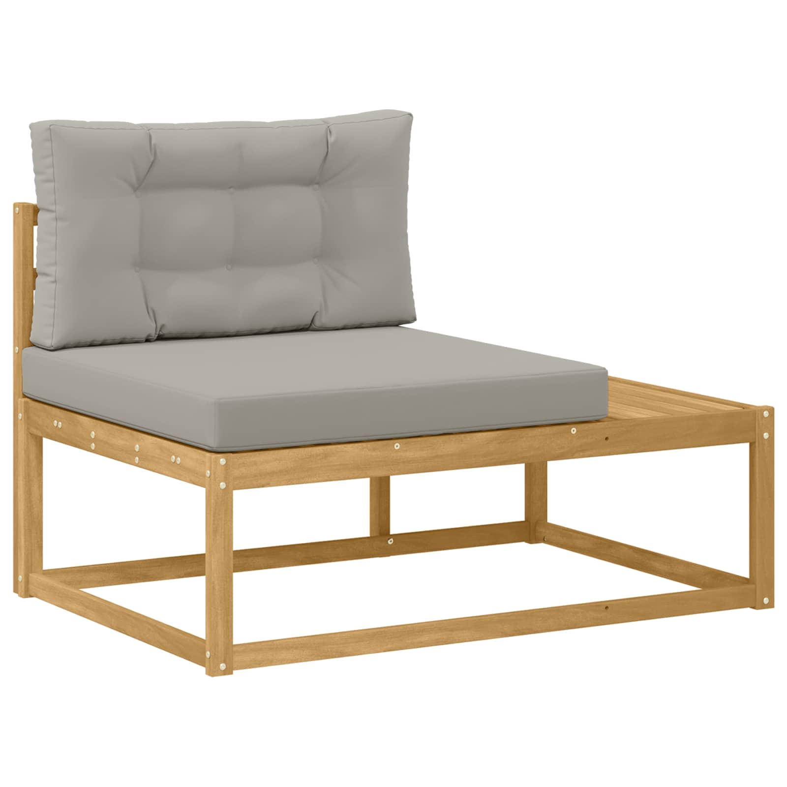 Outdoor-Sofagarnitur Weiß 277,5 x 198,5 x 73 cm Polyester