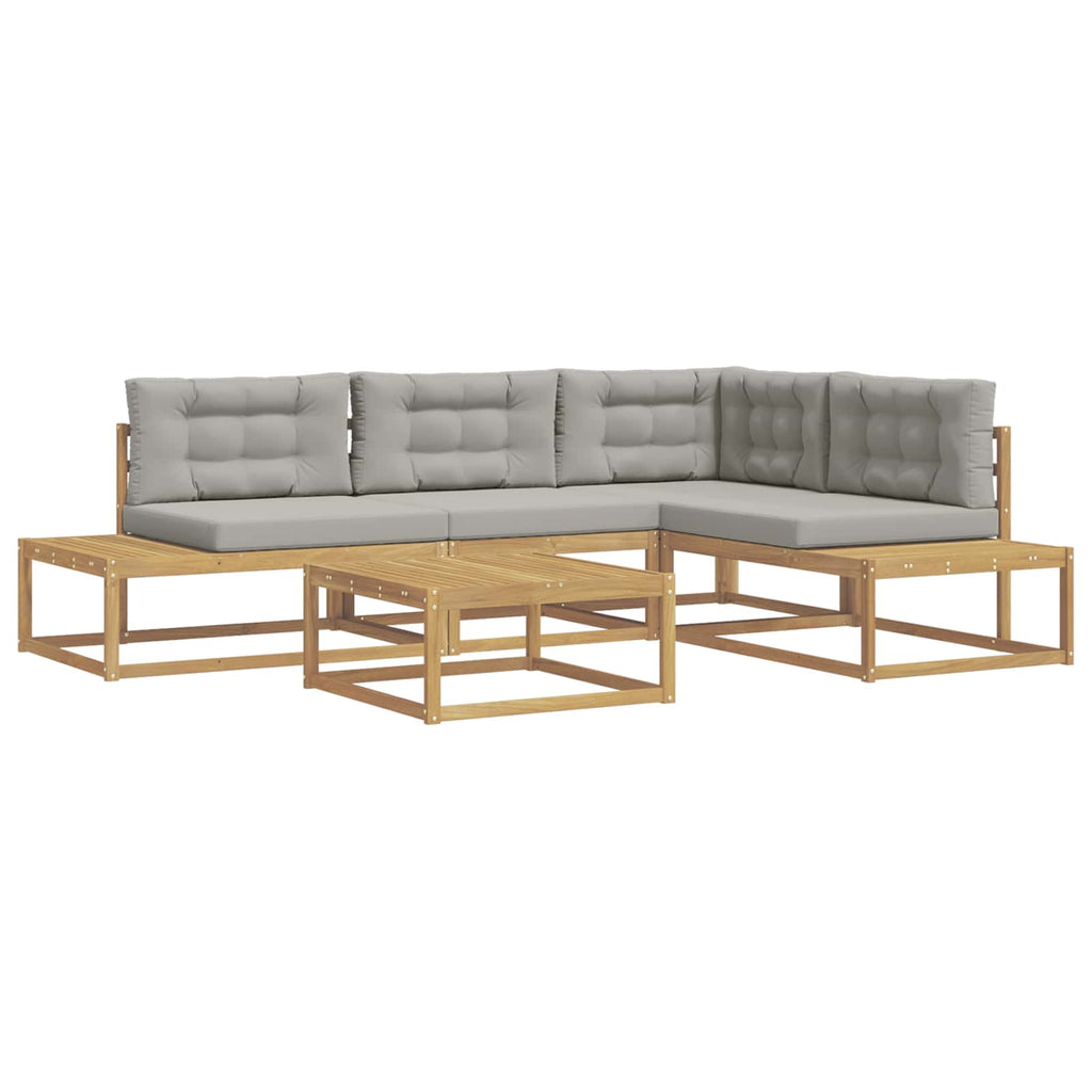 Outdoor-Sofagarnitur mit Kissen Weiß 79 x 79 x 37 cm Polyester