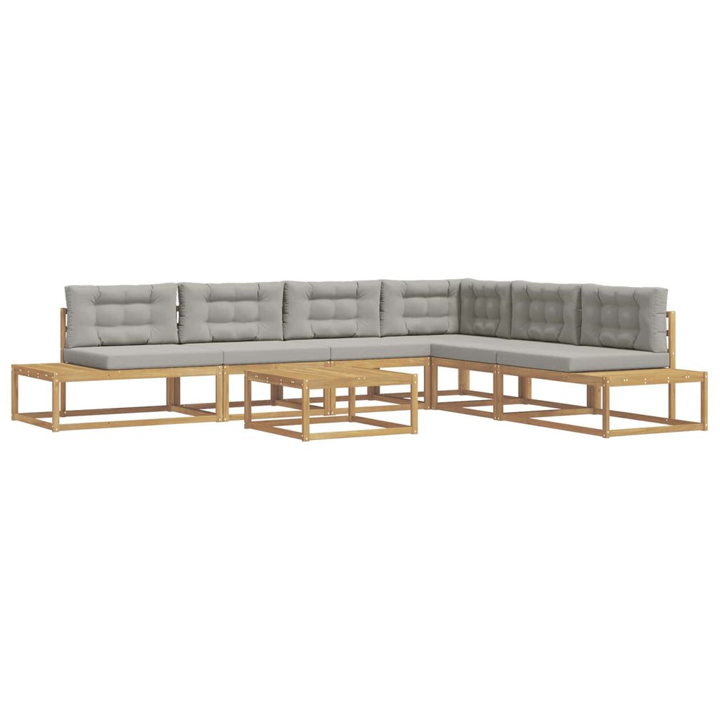 Outdoor-Sofagarnitur mit Kissen Weiß 79 x 79 x 37 cm Polyester