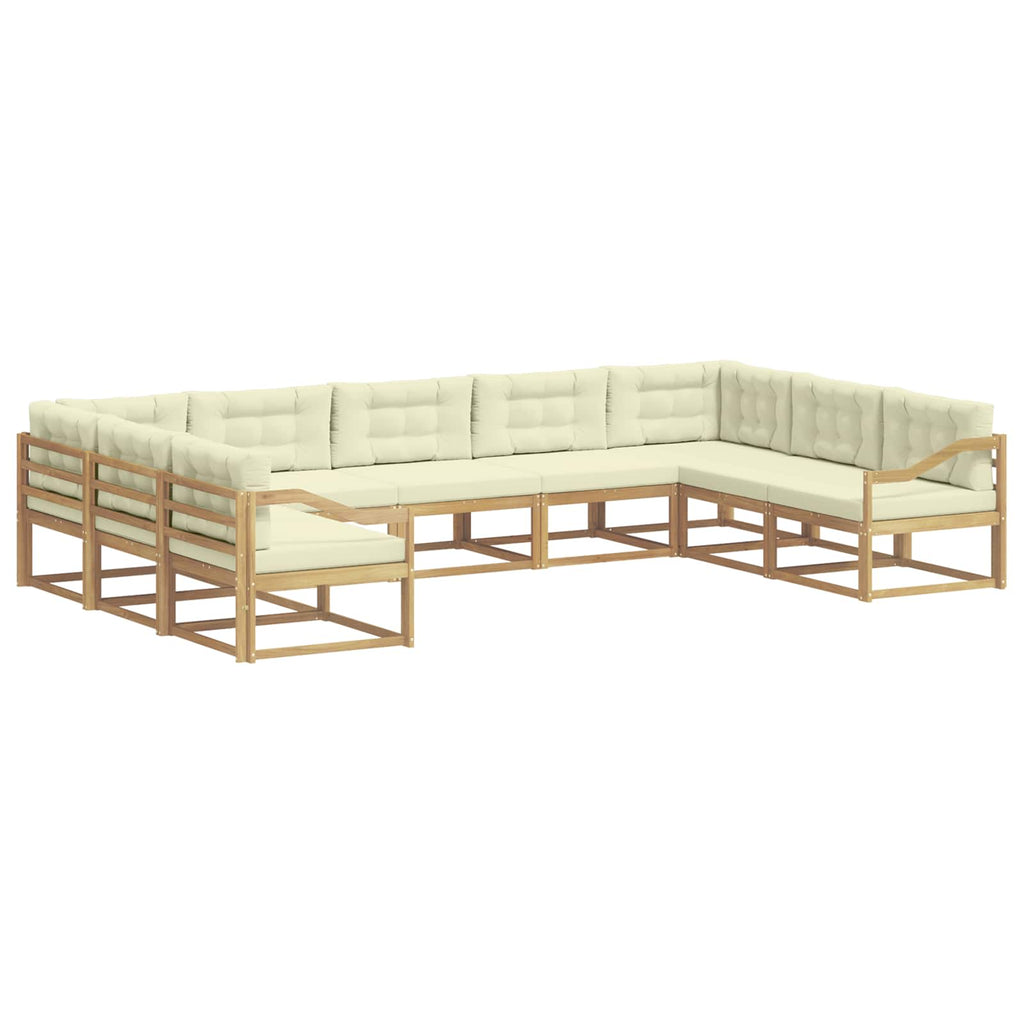 Outdoor-Sofagarnitur 7 pcs Massivholz Akazie