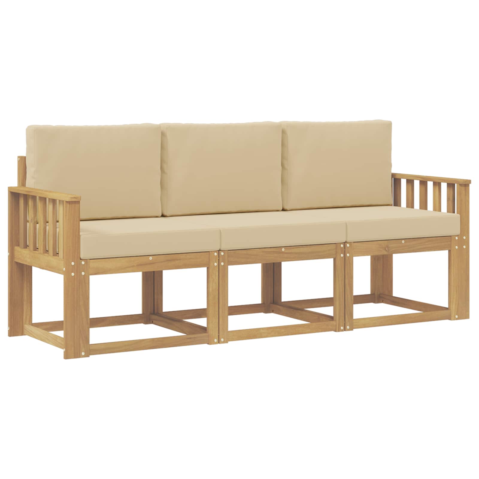 Outdoor-Sofagarnitur 3 pcs