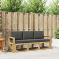 Outdoor-Sofagarnitur 3 pcs