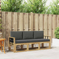 Outdoor-Sofagarnitur 3 pcs
