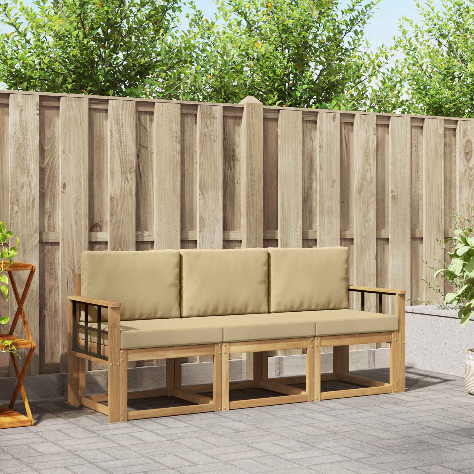 Outdoor-Sofagarnitur 3 pcs