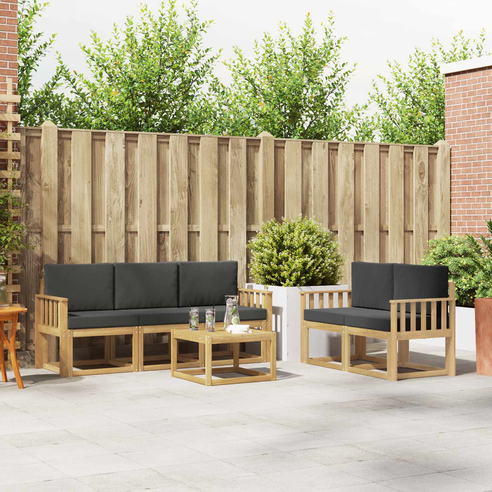 Outdoor-Sofagarnitur 6 pcs