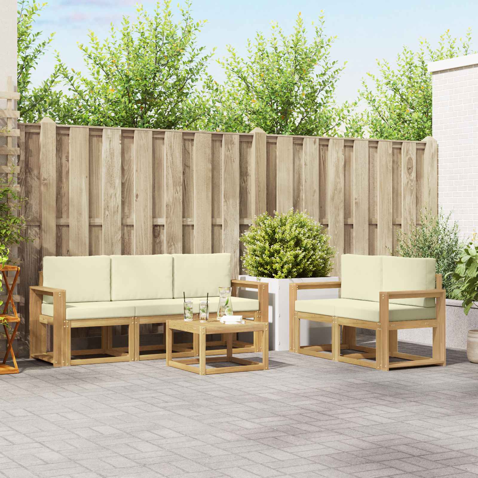 Outdoor-Sofagarnitur 6 pcs