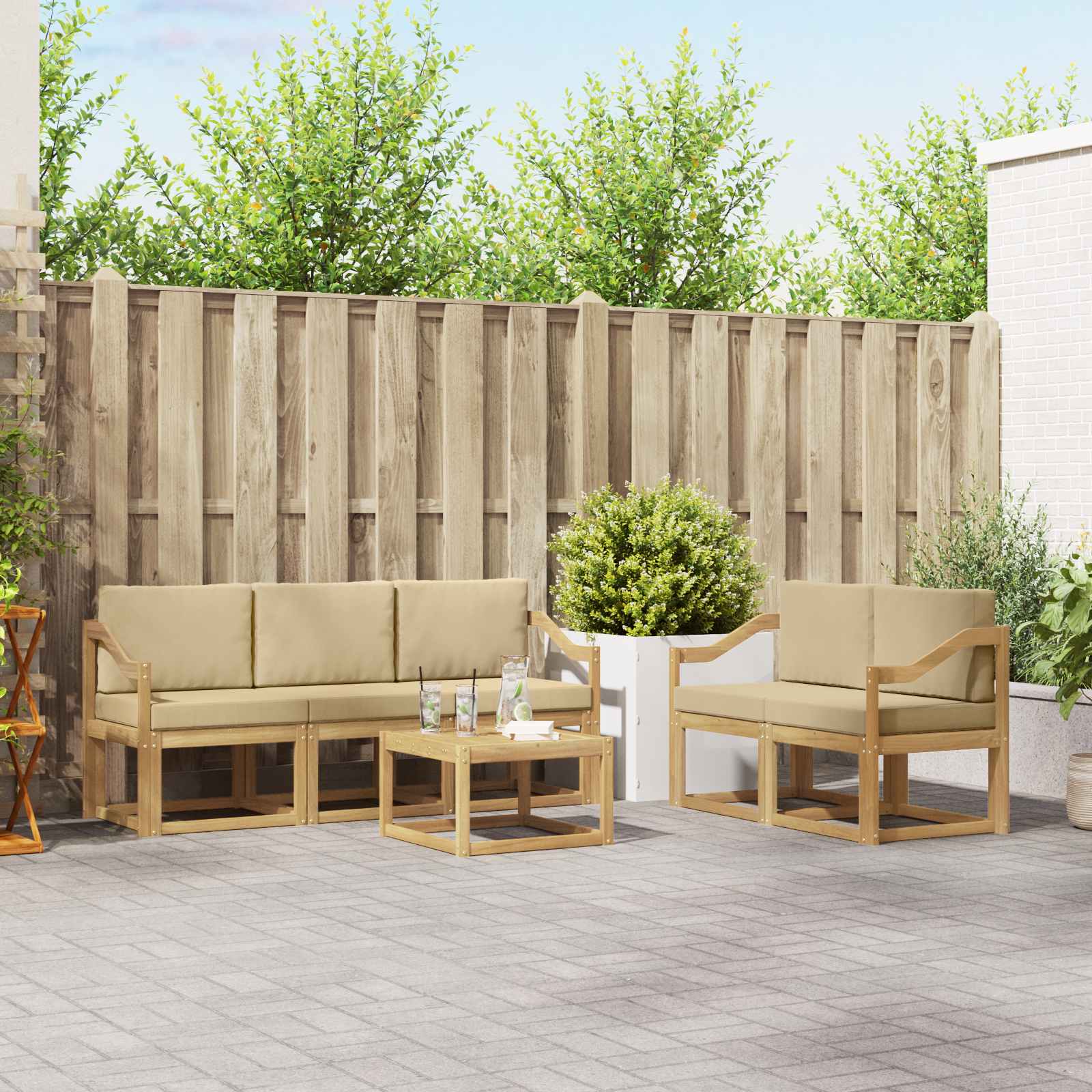 Outdoor-Sofagarnitur 6 pcs