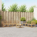Outdoor-Sofagarnitur 8 pcs Weiß 59 x 59 x 37 cm