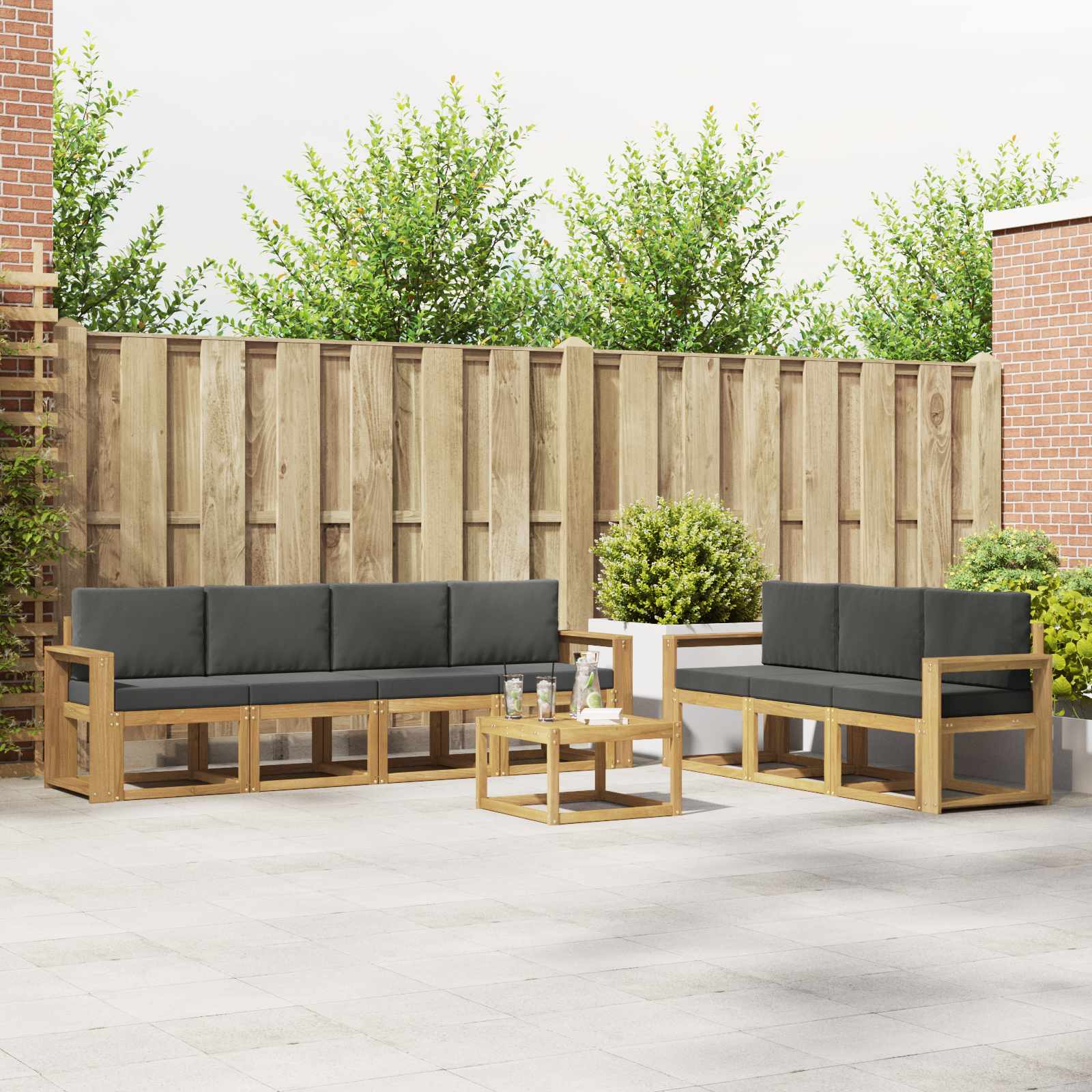 Outdoor-Sofagarnitur 7 pcs