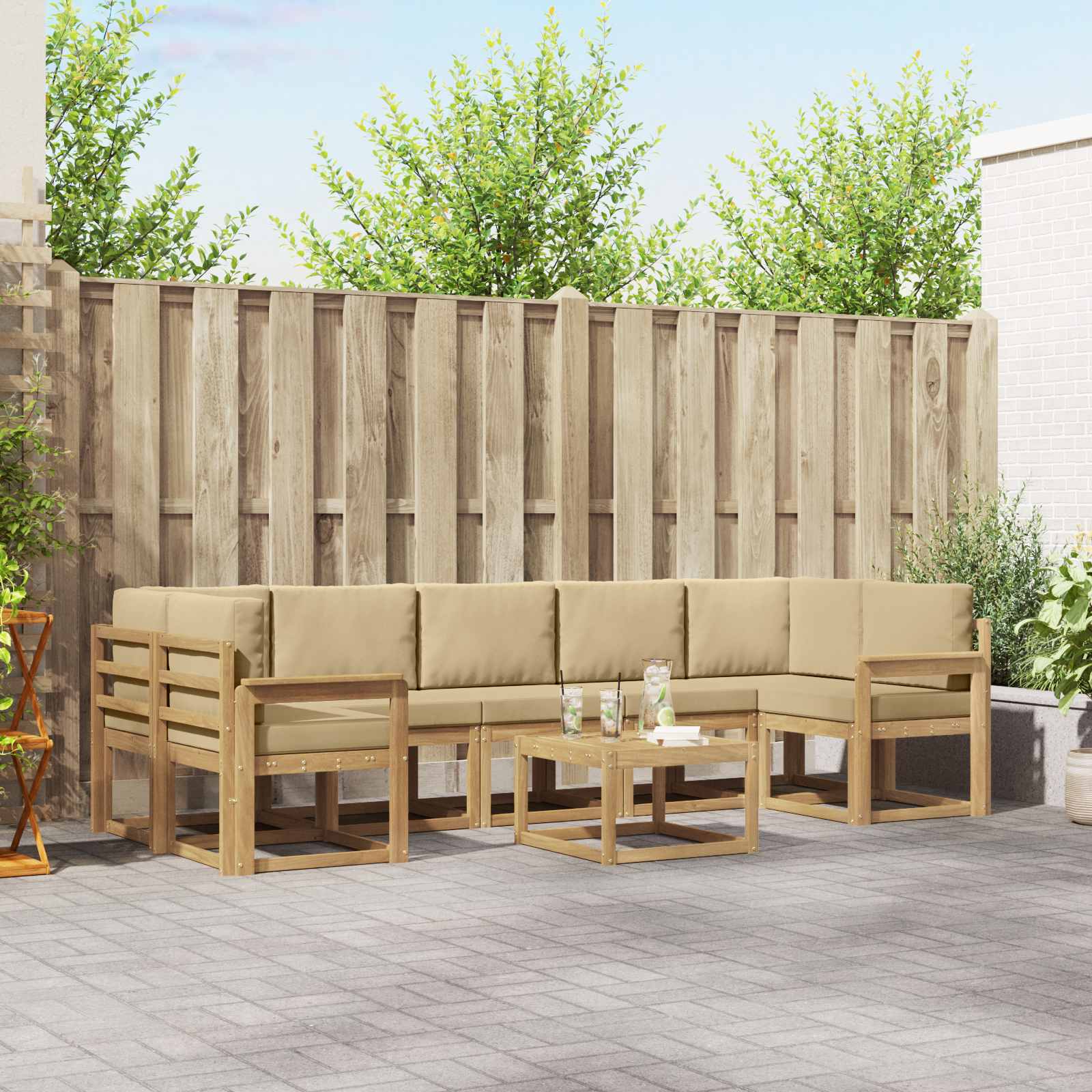 Outdoor-Sofagarnitur 6 pcs