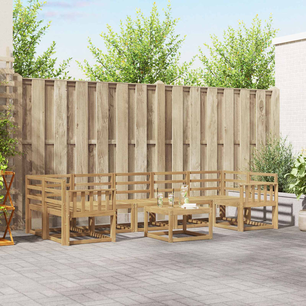 Outdoor-Sofagarnitur 8 pcs Weiß 59 x 59 x 37 cm