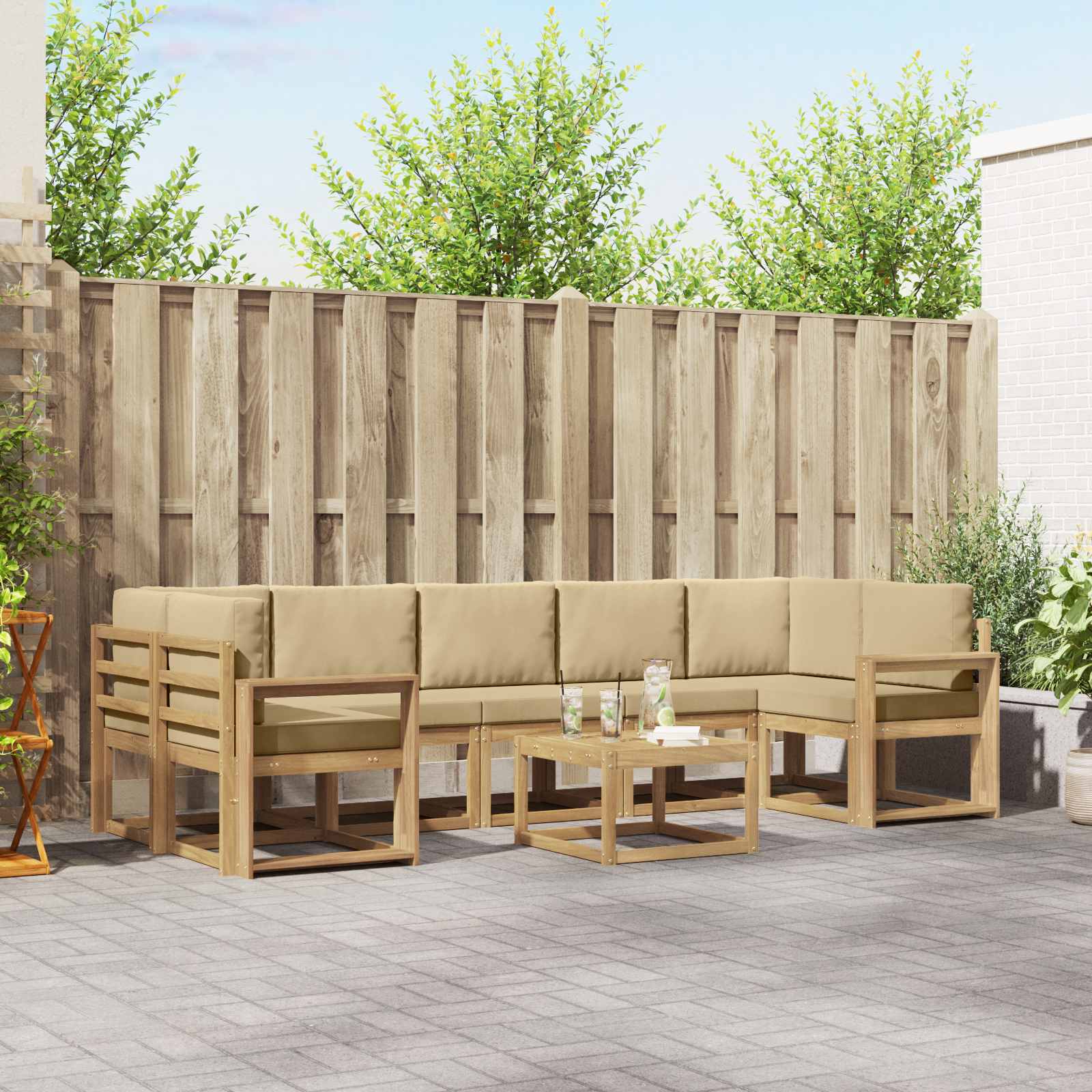 Outdoor-Sofagarnitur 6 pcs