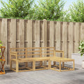 Outdoor-Sofagarnitur 4 pcs Weiß 189,5 x 122,5 x 73 cm