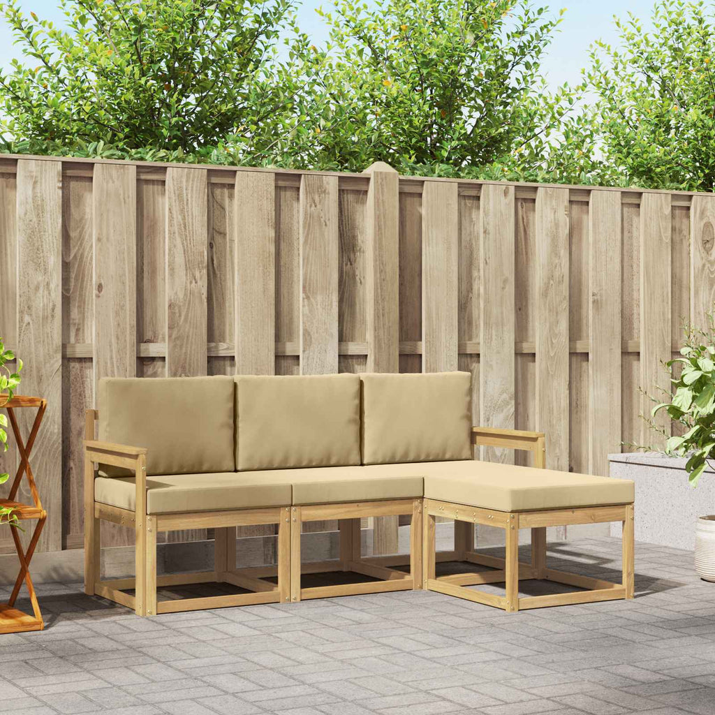 Outdoor-Sofagarnitur 4 pcs