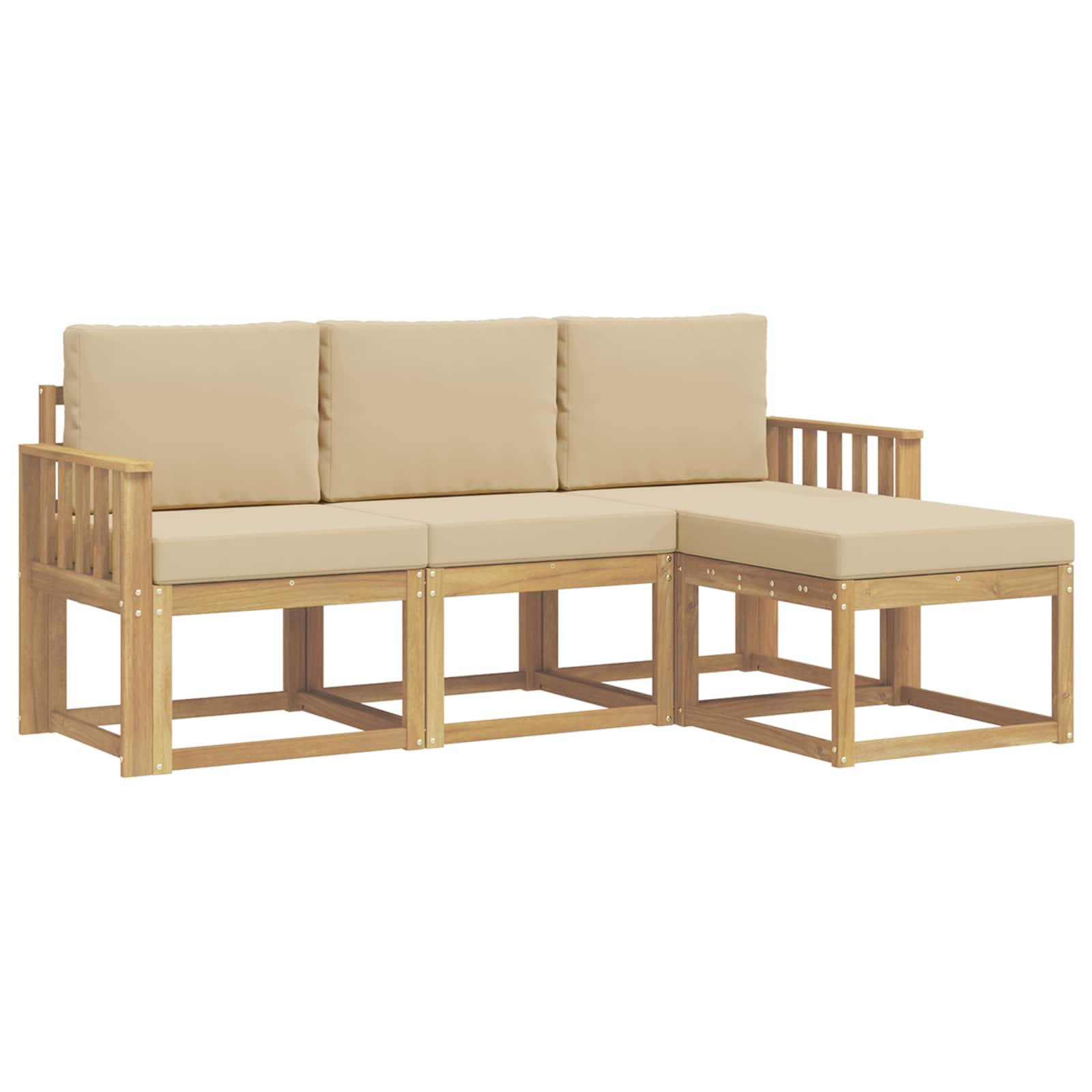 Outdoor-Sofagarnitur 4 pcs
