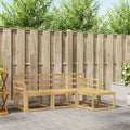 Outdoor-Sofagarnitur 4 pcs Weiß 194 x 122,5 x 73 cm