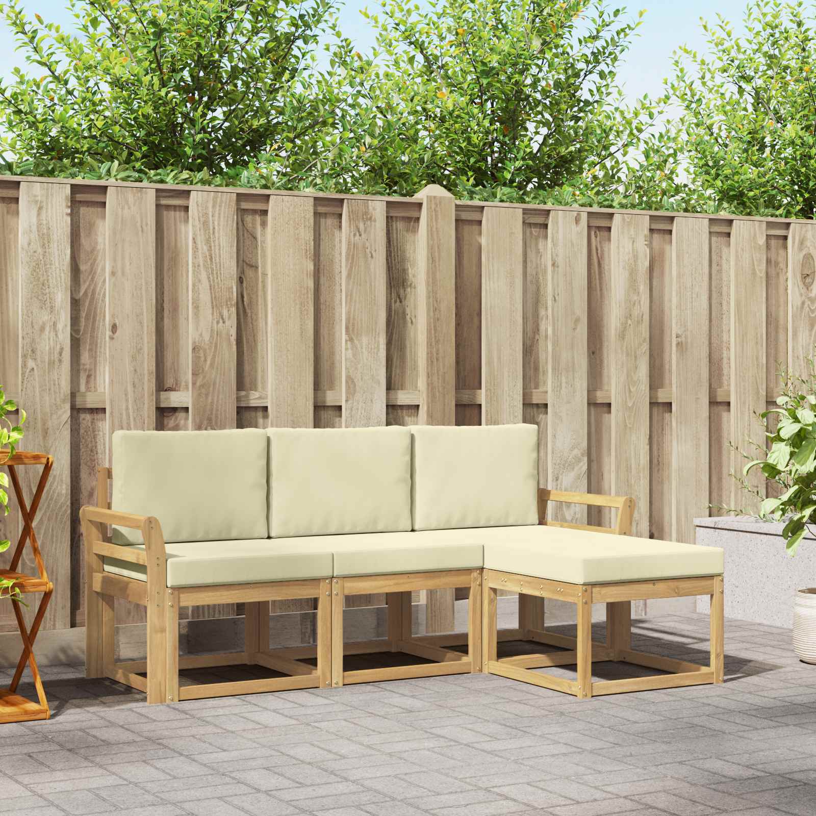 Outdoor-Sofagarnitur 4 pcs