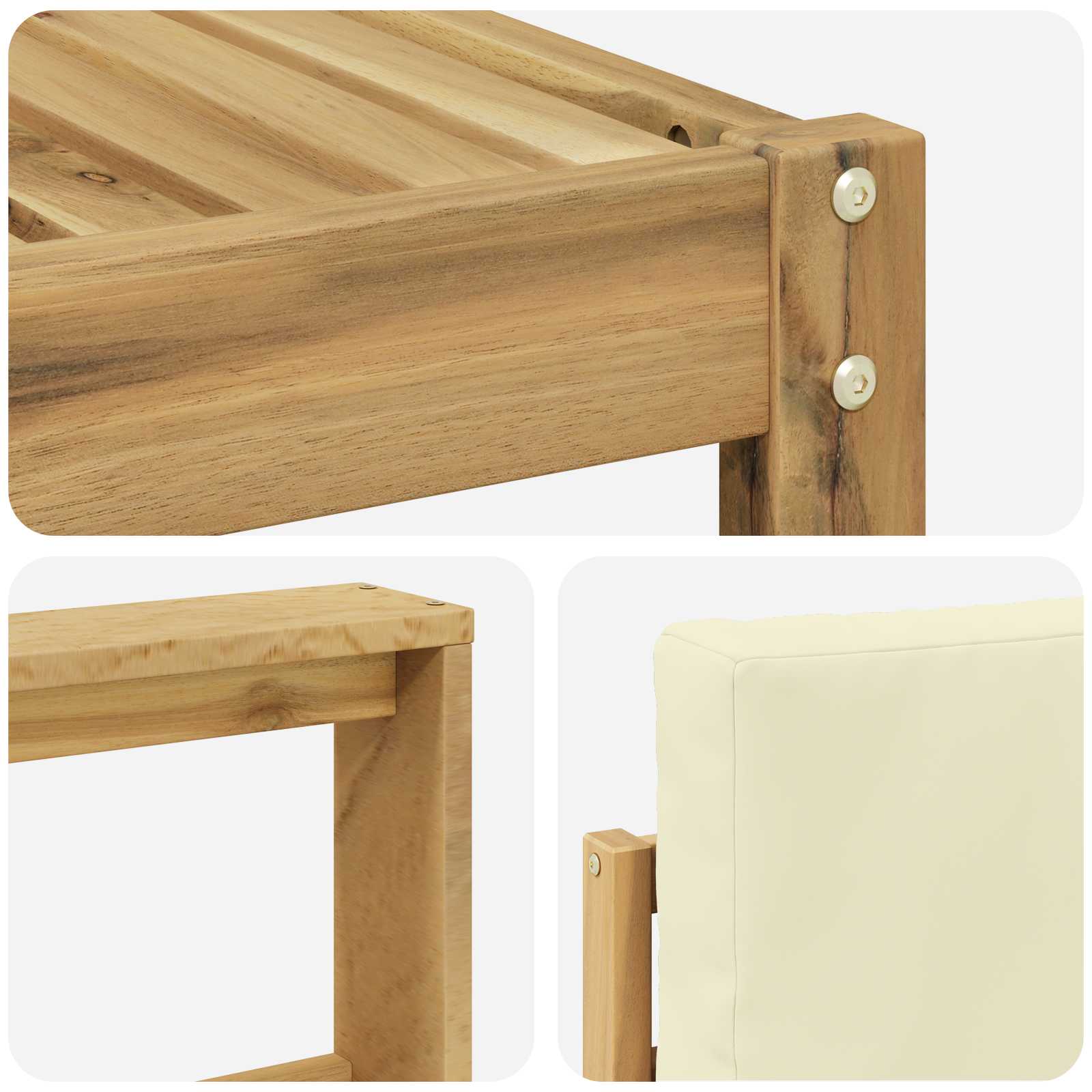 Outdoor-Sofagarnitur 4 pcs