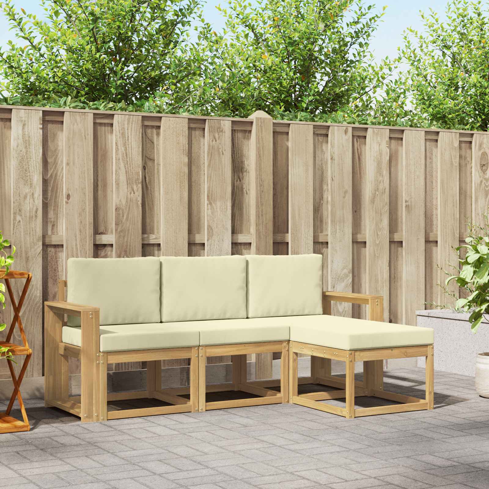 Outdoor-Sofagarnitur 4 pcs