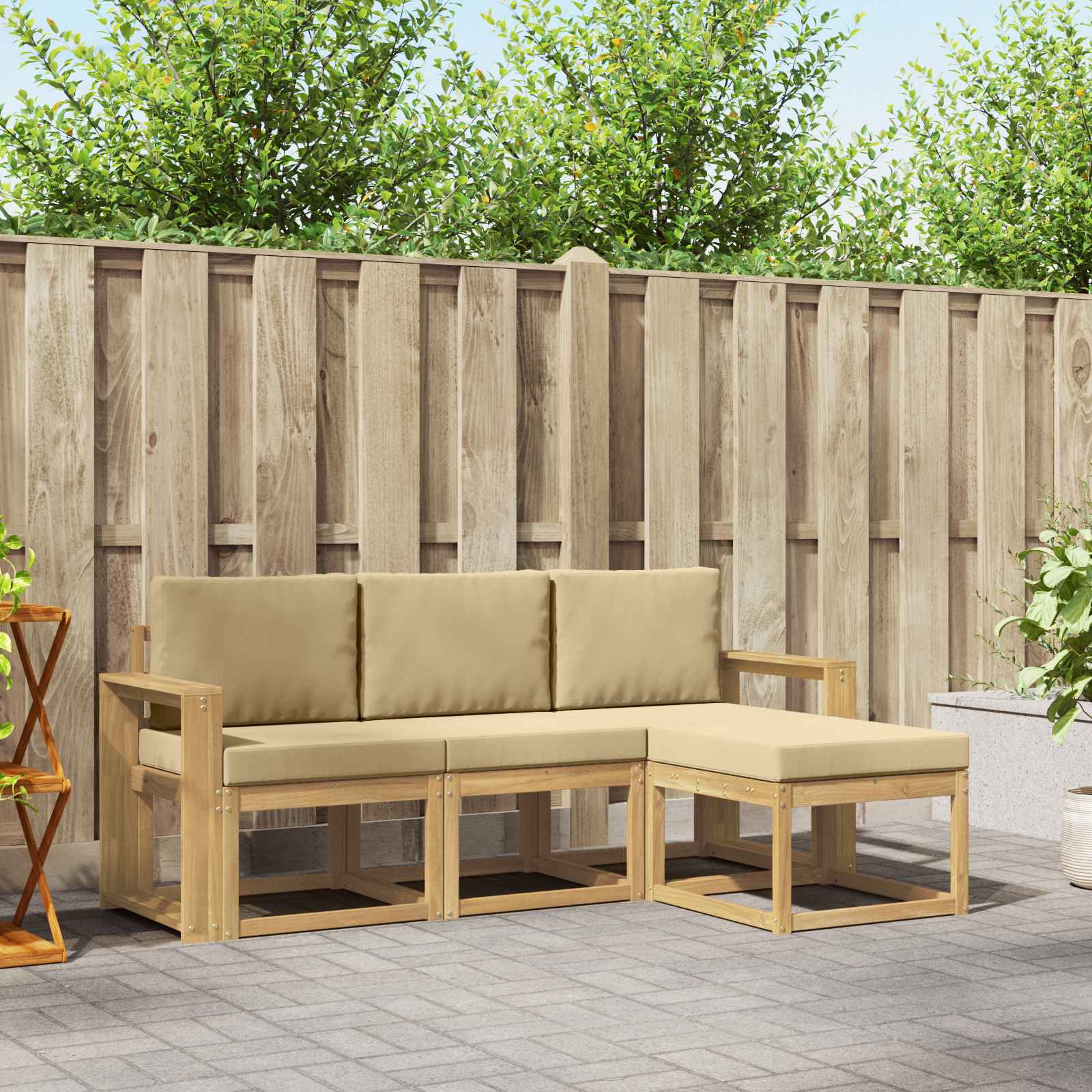 Outdoor-Sofagarnitur 4 pcs
