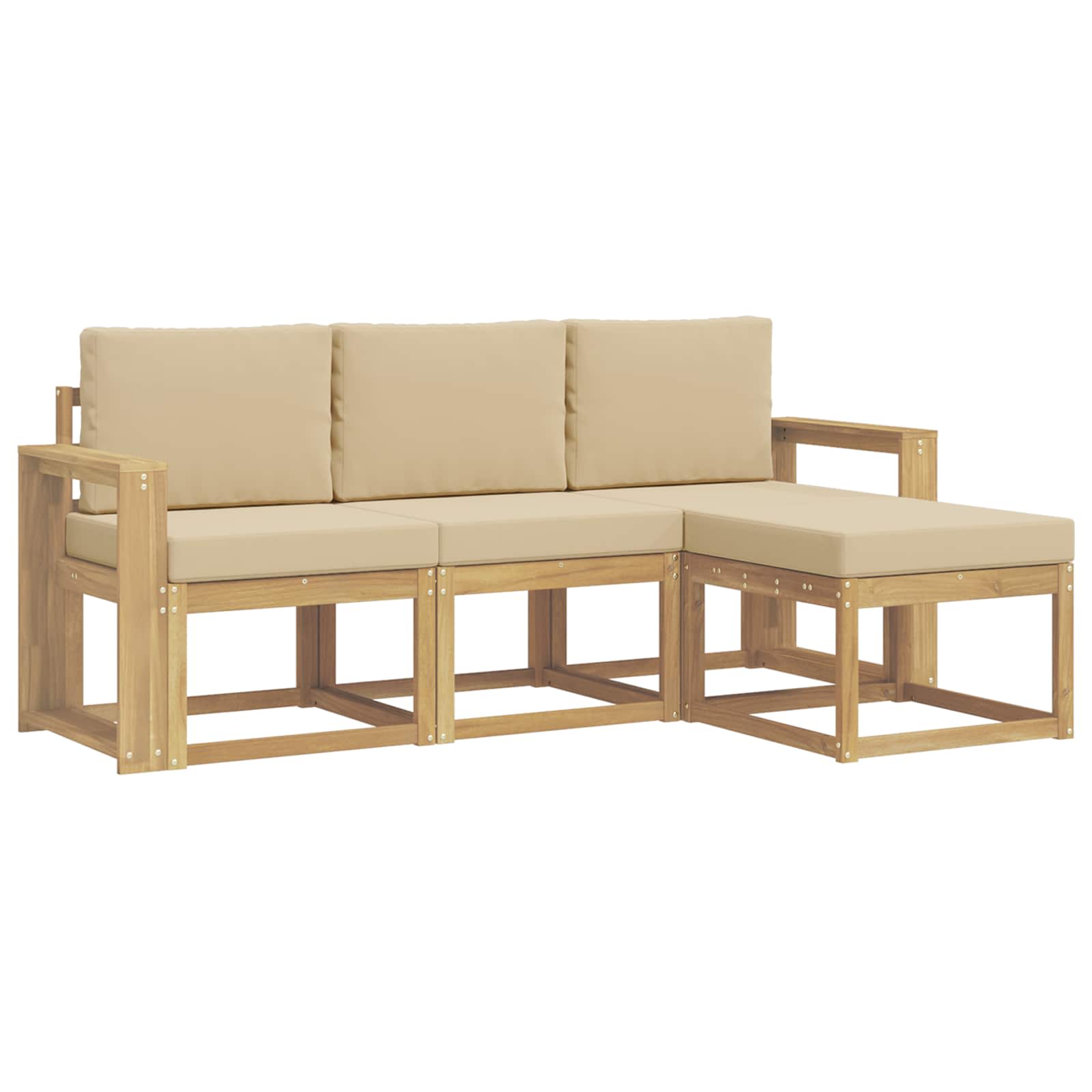 Outdoor-Sofagarnitur 4 pcs