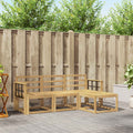 Outdoor-Sofagarnitur 4 pcs Weiß 189,5 x 122,5 x 73 cm