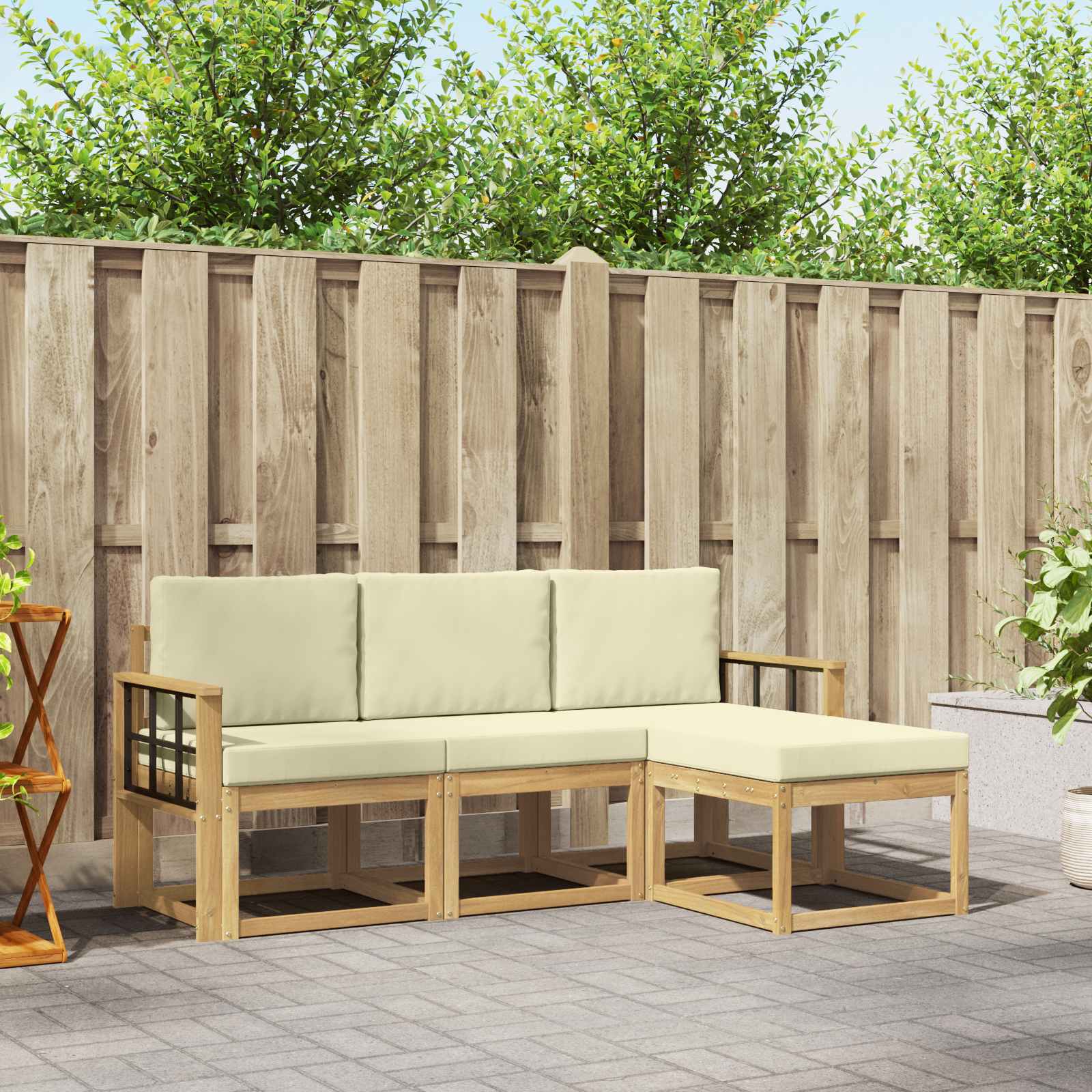 Outdoor-Sofagarnitur 4 pcs
