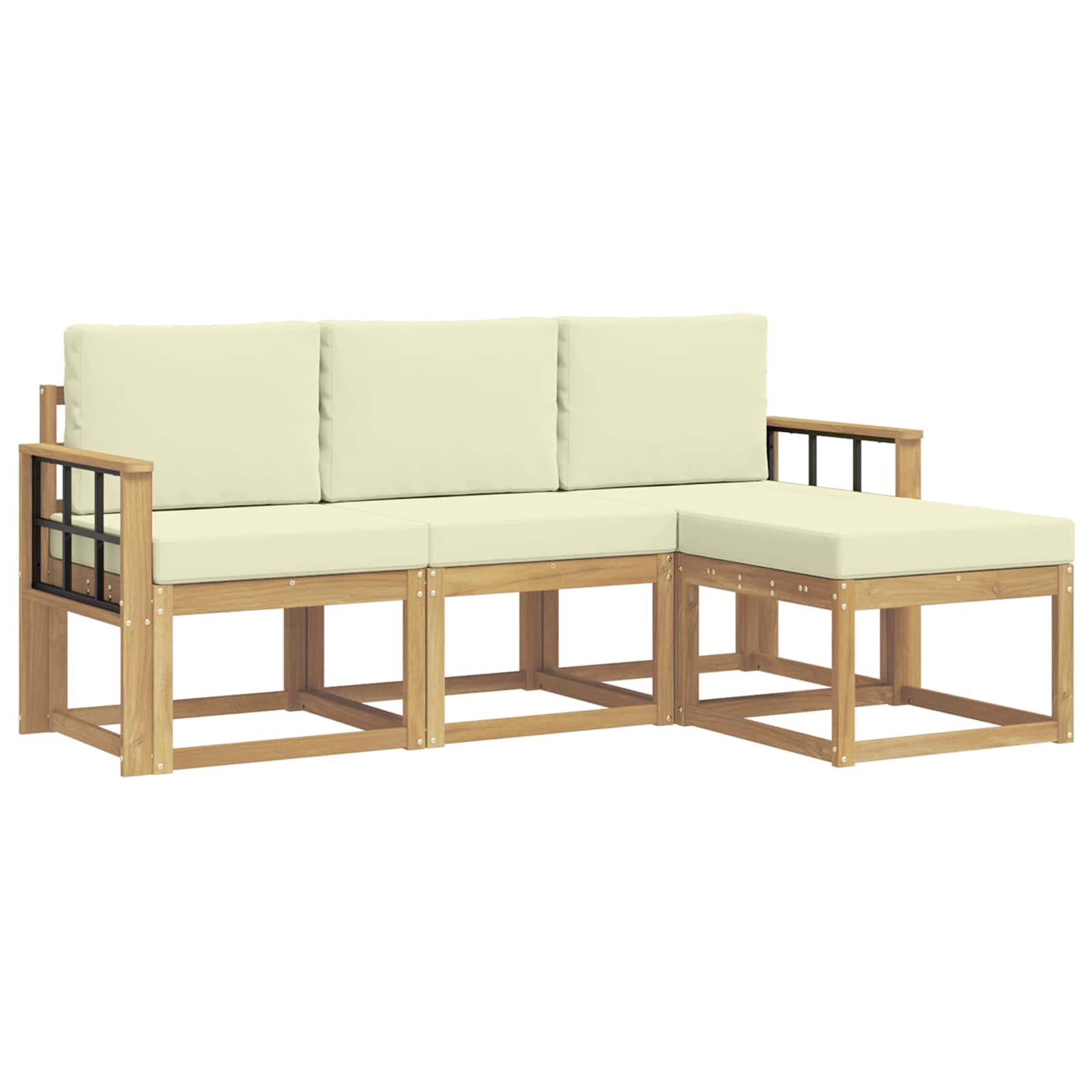 Outdoor-Sofagarnitur 4 pcs